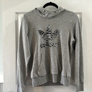 Adidas grey hoodie